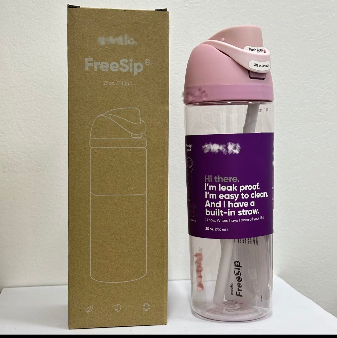 Custom Clear Water bottle