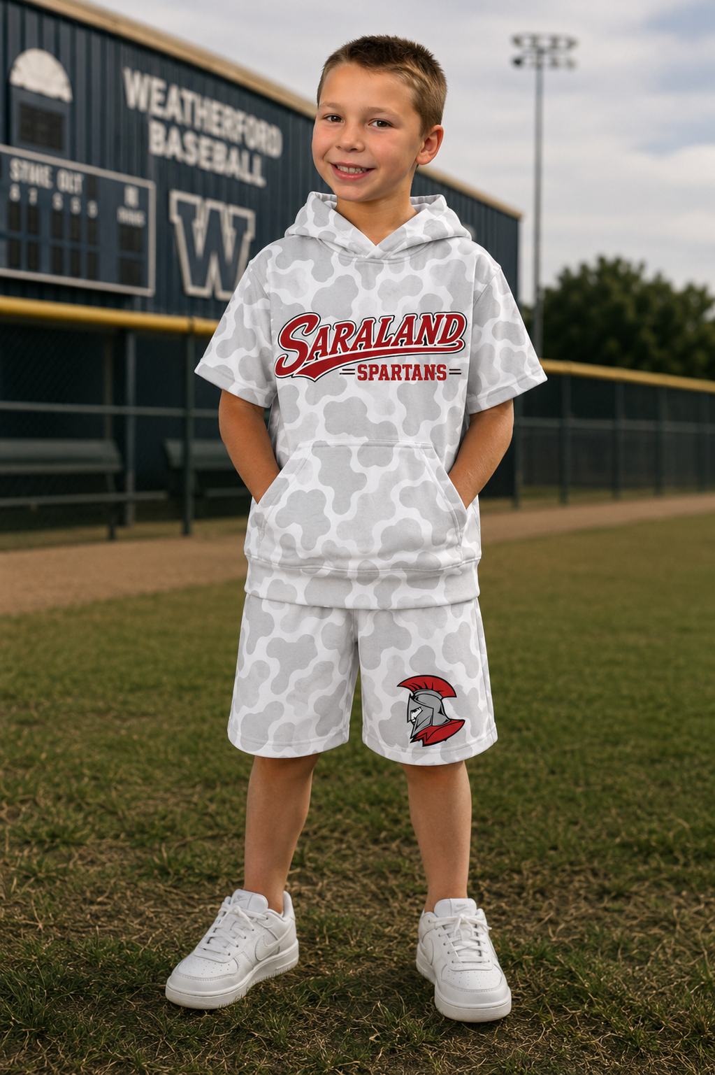 Custom Short Sleeve Hoodie OR SET (Kids) PREORDER