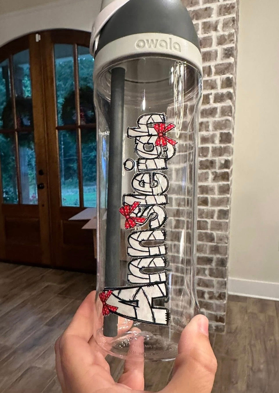 Custom Clear Water bottle