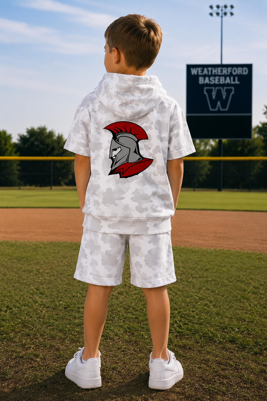 Custom Short Sleeve Hoodie OR SET (Kids) PREORDER