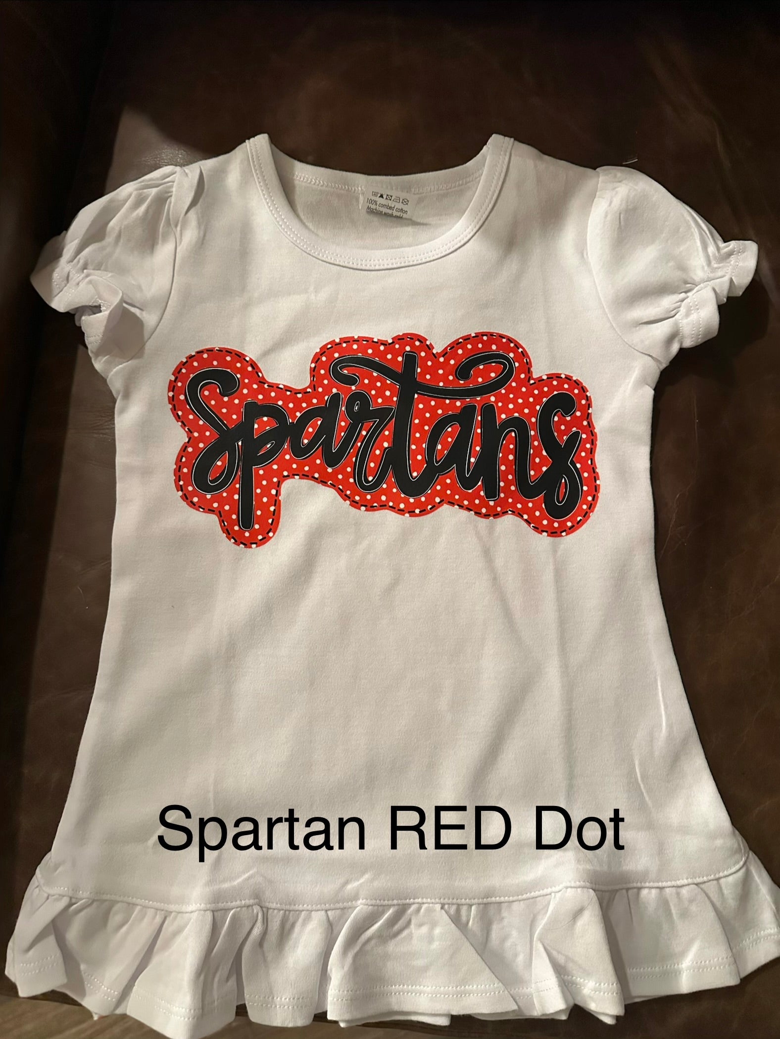 Girls ruffle Tee