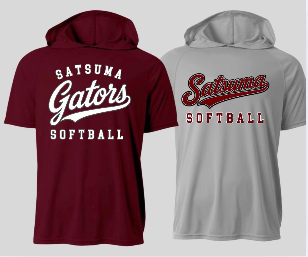 Satsuma Softball short sleeve hoodie