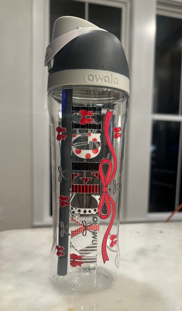 Custom Clear Water bottle