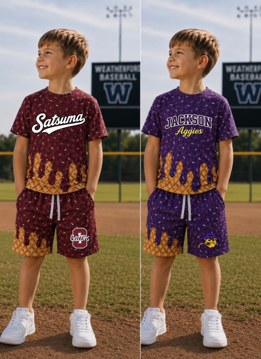Drip Custom Performance Shirt OR SET (Kids) PREORDER