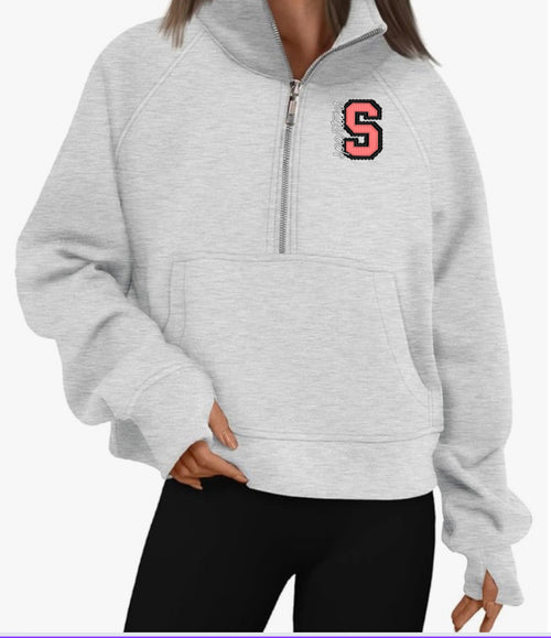 1/2 zip with School DTF