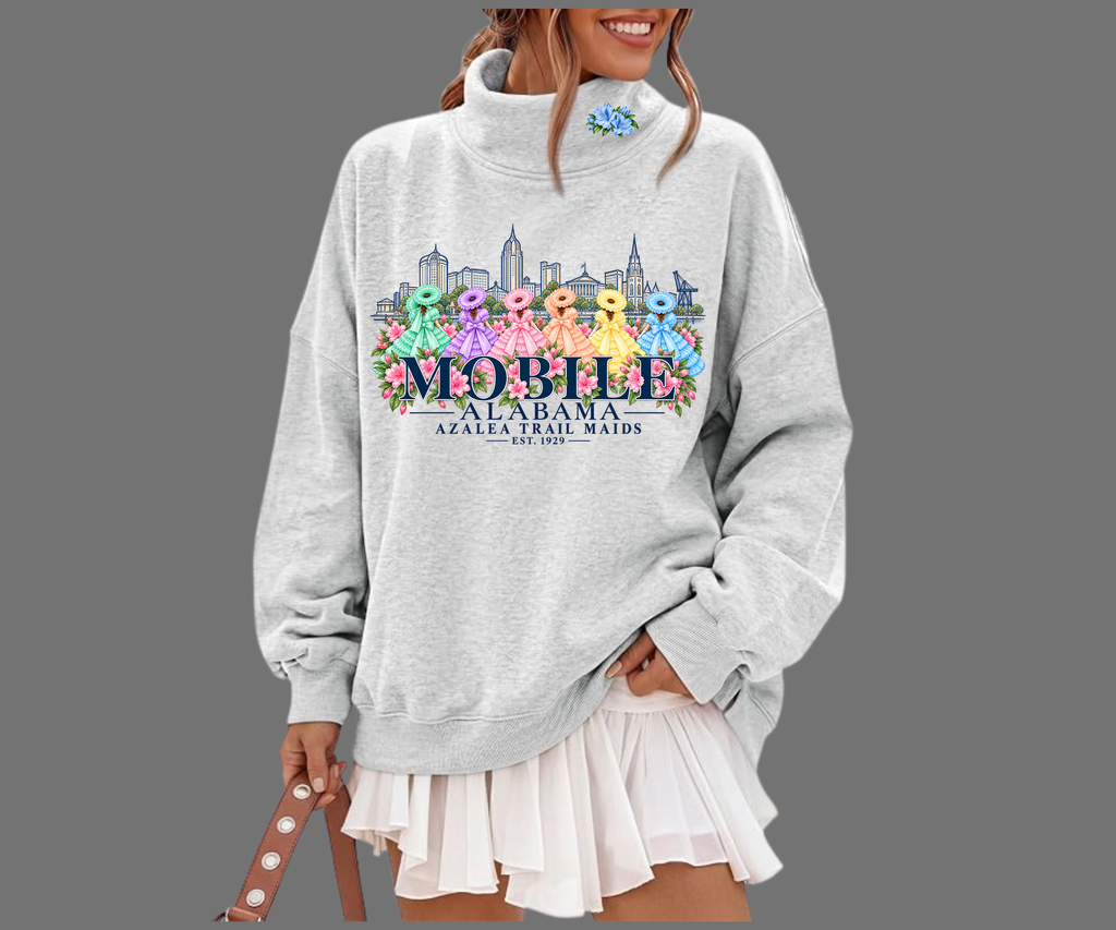 Azalea Trail Mock Neck